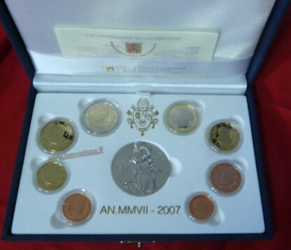Vaticano serie zecca 2007 Proof con argento