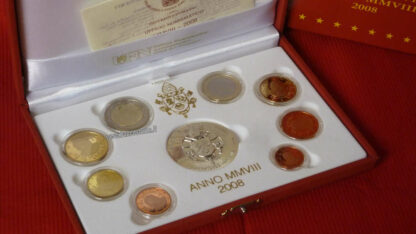 Vaticano serie zecca 2008 Proof con argento - immagine 2