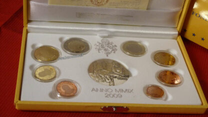 Vaticano serie zecca 2009 Proof con argento