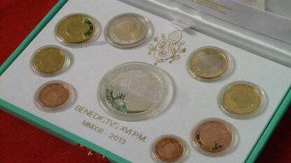 Vaticano serie zecca 2013 Proof con argento - immagine 2