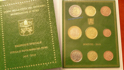 Vaticano serie zecca 9 valori 2018 fdc - immagine 2