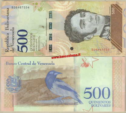 Venezuela set 2-5-10-20-50-100-200-500 Bolivares soverano 8 pz. unc- - immagine 9