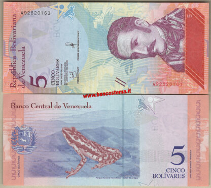 Venezuela set 2-5-10-20-50-100-200-500 Bolivares soverano 8 pz. unc- - immagine 3