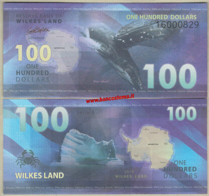 Wilkes Land set 8 pz 2014 (2016) paper unc - immagine 8