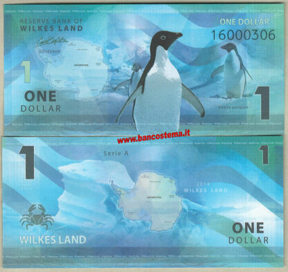 Wilkes Land set 8 pz 2014 (2016) paper unc - immagine 2