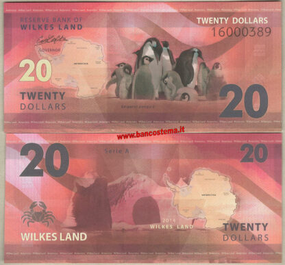 Wilkes Land set 8 pz 2014 (2016) paper unc - immagine 6