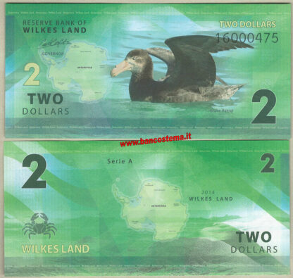 Wilkes Land set 8 pz 2014 (2016) paper unc - immagine 3