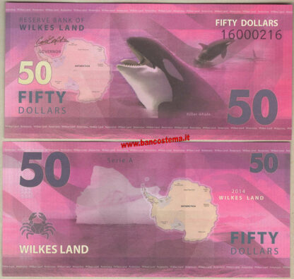 Wilkes Land set 8 pz 2014 (2016) paper unc - immagine 7