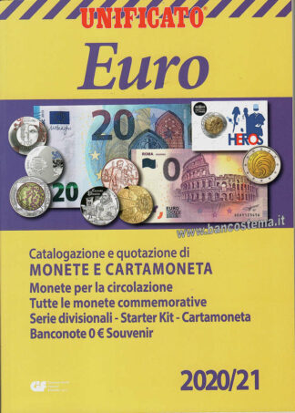 Catalogo Euro Monete e Cartamoneta 20202021 Unificato