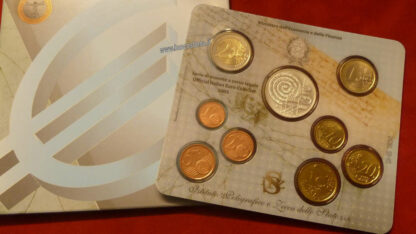 Italia serie zecca 2005 9 valori (con argento) fdc - immagine 4