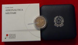 Italia-2-euro-Cento-anni-dellAeronautica-Militare-2023-proof-