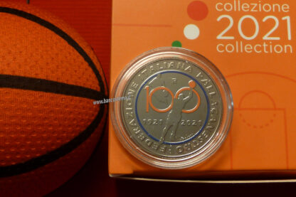 Italia 10 euro 100° Anniversario della Federazione Italiana Pallacanestro 2021 fdc - immagine 3