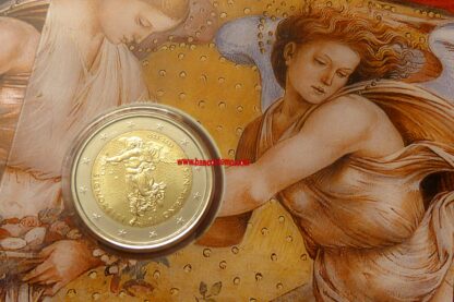 San Marino 2 euro 2023 commemorativo 500º anniversario della scomparsa Luca Signorelli fdc in folder - immagine 2