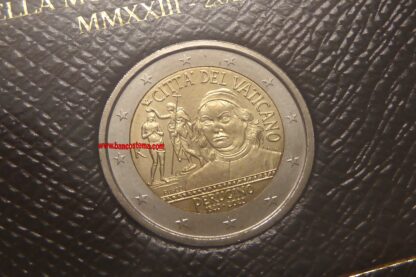 Vaticano 2 euro 2023 commemorativo 500º anniversario della morte del Perugino fdc