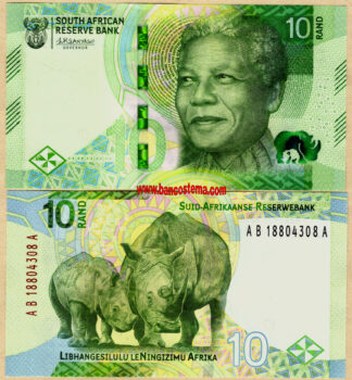Banconota South Africa PW148 10 Rand ND 2023 unc