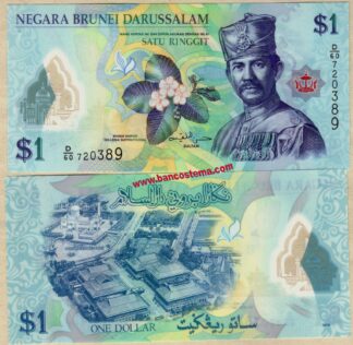 Brunei P35 1 Dollar 2019 unc polymer