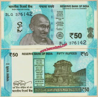 Banconota India P111 50 Rupies 2022 unc