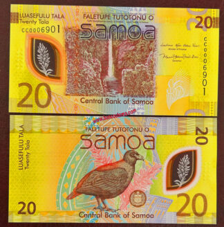 Samoa PW49 20 Tala nd 2023 polymer unc