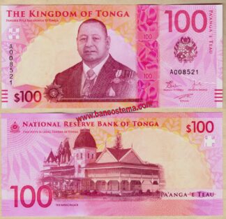 Tonga PW55 100 Pa'anga nd 2023 unc