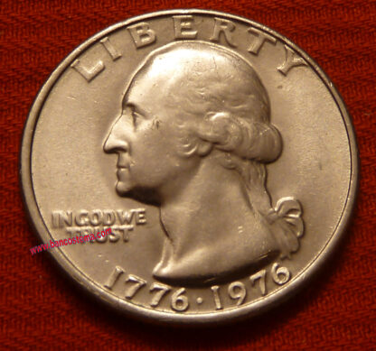 Usa 1/4  Dollar Bicentennial 1776-1976 vf - immagine 2