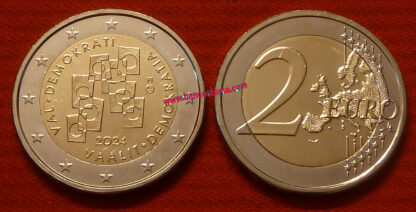 Finlandia 2 euro commemorativo 2024 Elezioni e democrazia fdc