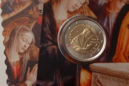 San Marino 2 euro 2024 commemorativo 530º anniversario della scomparsa del Ghirlandaio fdc in folder - immagine 2