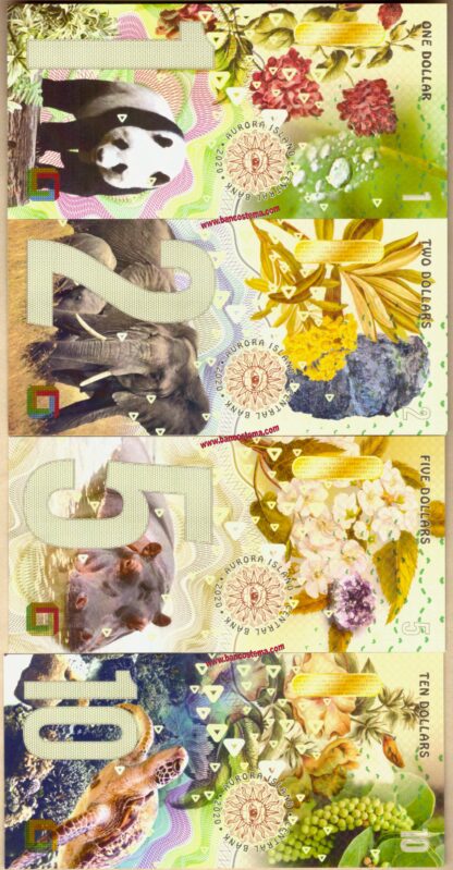 Aurora Islands set 12 pz 2020 polymer unc - immagine 7