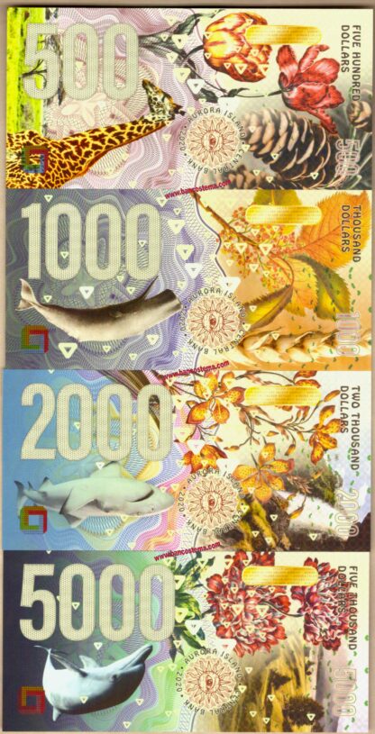 Aurora Islands set 12 pz 2020 polymer unc - immagine 3