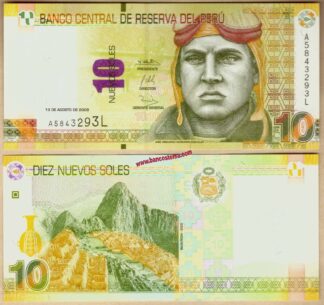 Perù P182 10 Soles 13.08.2009 unc