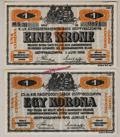 austria-notgeld-1-krone-campo-di-prigionia-di-ostffyasszonyfa-1-giugno-1916-unc