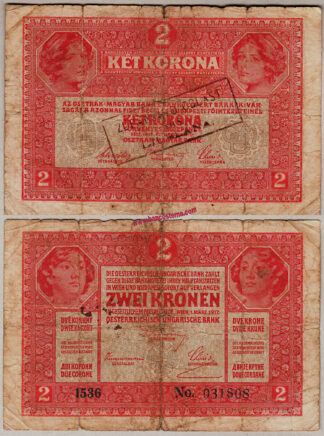 austria-p21-1-2-kronen-01-03-1917-good