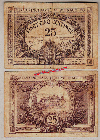 monaco-p2-25-centimes-16-03-1920-vf