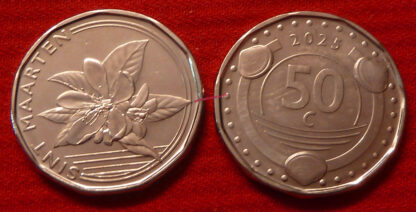 Sint Maarten set 1 - 10 - 50 Cents 2025 3 pz unc - immagine 4